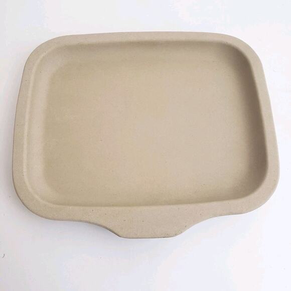 Pampered Chef Stoneware 8" x 9" Stoneware Bar Pan Toaster/Oven Excellent - Picture 1 of 6